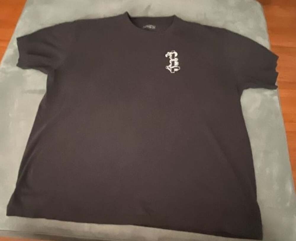 BornScum Snake and Cross Graphic T-Shirt